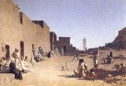 Gustave Guillaumet Laghouat Algerian Sahara oil painting on canvas